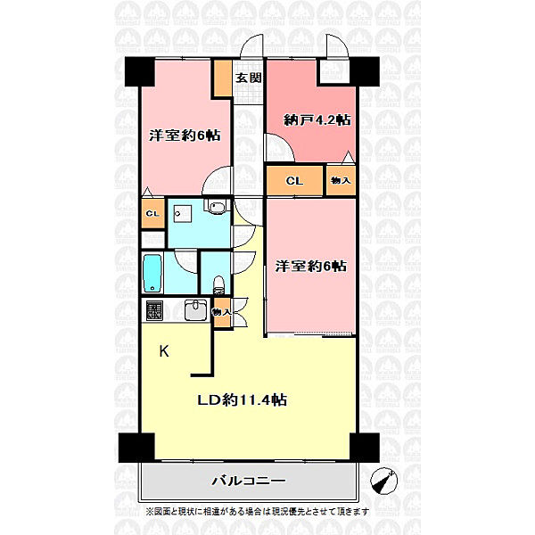 間取りを拡大表示