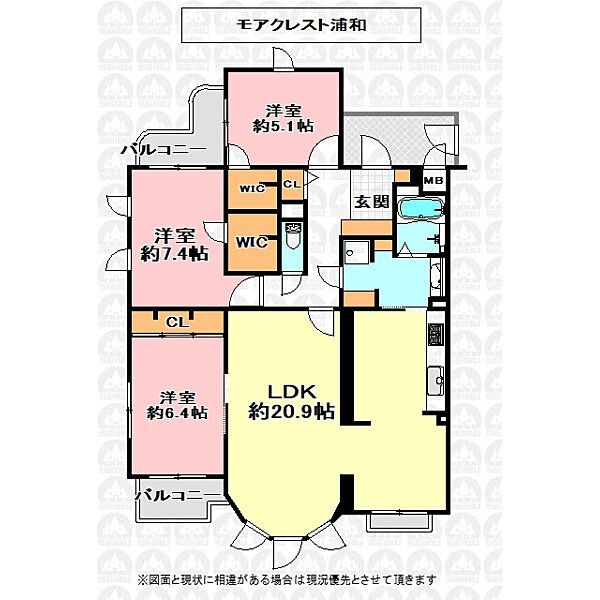 間取りを拡大表示