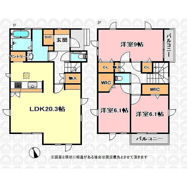 間取りを拡大表示