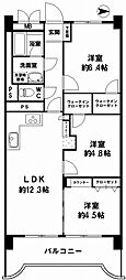 間取図画像 3LDK