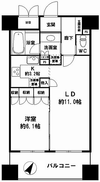 間取りを拡大表示