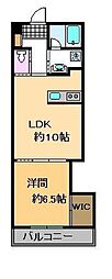 ソレイユ・タカサ 1LDKの間取図画像