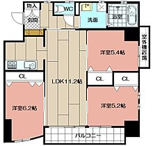 ＭＤＩロイヤルレジデンス大手町 302 ｜ 福岡県北九州市小倉北区大手町（賃貸マンション3LDK・3階・71.31㎡） その2