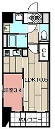 THE APARTMENT開 1LDKの間取図画像
