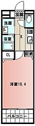 MDIプラデ ラフィーネ行橋駅前 1Kの間取図画像