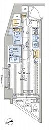 ヴォーガコルテ都立家政 1Kの間取図画像