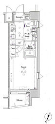 ヴォーガコルテ板橋本町2 1Kの間取図画像