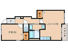 エスメラルダ  ｜ 奈良県天理市西長柄町（賃貸アパート1LDK・1階・42.63㎡） その2