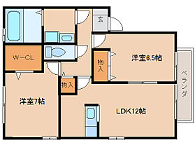 エミネンス　Ａ棟  ｜ 奈良県天理市丹波市町（賃貸アパート2LDK・2階・62.10㎡） その2