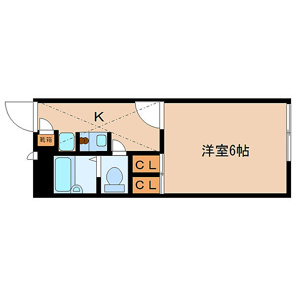 奈良県大和郡山市城南町(賃貸アパート1K・1階・19.87㎡)の写真 その2