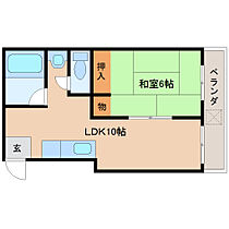 奈良県大和郡山市丹後庄町（賃貸マンション1LDK・1階・41.00㎡） その2