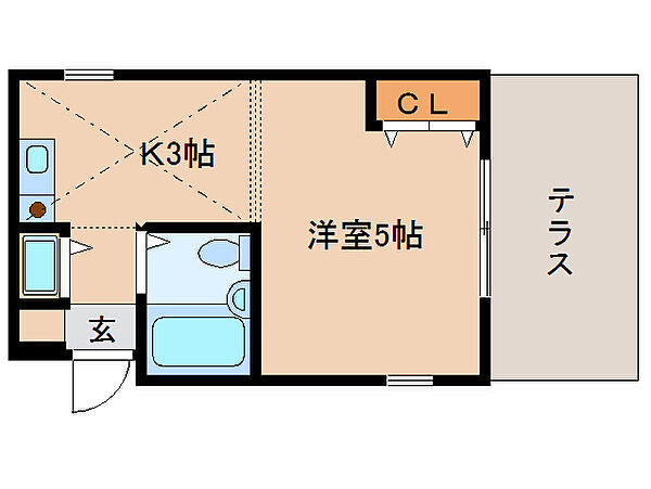 奈良県大和郡山市北大工町(賃貸マンション1K・1階・18.00㎡)の写真 その2