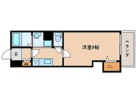 奈良県大和郡山市東岡町（賃貸アパート1K・2階・26.91㎡） その2