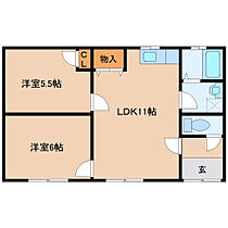 奈良県大和郡山市額田部北町（賃貸アパート2LDK・1階・48.00㎡） その2