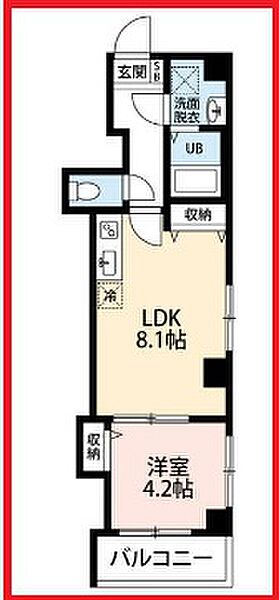 ルル浅草千束 301｜東京都台東区千束3丁目(賃貸マンション1LDK・3階・30.41㎡)の写真 その2