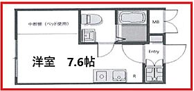 ブルーパレット赤羽 402 ｜ 東京都北区神谷2丁目（賃貸マンション1R・4階・18.54㎡） その2