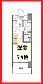 ラドゥセール四ツ木ウエスト2階7.2万円