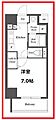 ルクレ菊川3階9.8万円