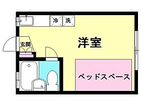 エコダハイツ 101号室 ｜ 埼玉県児玉郡上里町七本木1697-14（賃貸アパート1R・1階・14.50㎡） その2