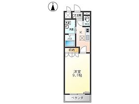 エルミタージュ 103号室 ｜ 埼玉県本庄市栗崎161-4（賃貸アパート1K・1階・31.02㎡） その2