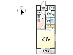 匠 101号室 ｜ 埼玉県児玉郡上里町黛7丁目1（賃貸アパート1K・1階・29.75㎡） その2