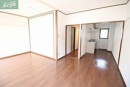 JR宇野線 大元駅 徒歩12分の賃貸マンション 2階1LDKのリビング/ダイニング