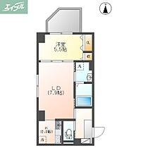 岡山県岡山市北区奉還町1丁目（賃貸マンション1LDK・3階・38.67㎡） その2