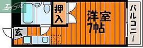 岡山県岡山市北区伊島町3丁目（賃貸マンション1R・2階・19.40㎡） その2