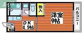 岡山県岡山市北区奉還町4丁目（賃貸マンション1DK・3階・31.00㎡） その2