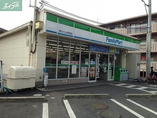 画像22:ファミリーマート岡山つしま西坂店 156m