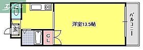 岡山県岡山市北区蕃山町（賃貸マンション1K・4階・35.43㎡） その2