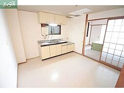 JR山陽本線 岡山駅 徒歩10分の賃貸マンション 3階2DKのリビング/ダイニング