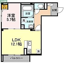 岡山県岡山市北区野田5丁目（賃貸マンション1LDK・2階・46.58㎡） その2