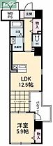 岡山県岡山市北区寿町（賃貸マンション1LDK・7階・47.06㎡） その2