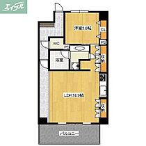 岡山県岡山市北区南方2丁目6-15（賃貸マンション1LDK・2階・59.80㎡） その2