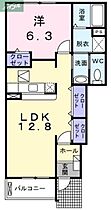 岡山県岡山市中区西川原（賃貸アパート1LDK・1階・46.49㎡） その2