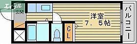 岡山県岡山市北区大供表町（賃貸マンション1R・1階・24.60㎡） その2