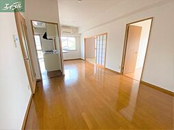 JR津山線 法界院駅 徒歩12分の賃貸マンション 1階3LDKのリビング/ダイニング