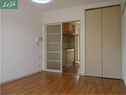 JR津山線 法界院駅 3.7kmの賃貸アパート 1階1Kのリビング/ダイニング