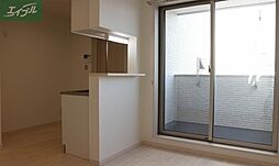 JR山陽本線 岡山駅 徒歩18分の賃貸アパート 3階1LDKのリビング/ダイニング