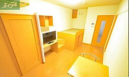 JR津山線 法界院駅 徒歩3分の賃貸アパート 1階1Kのリビング/ダイニング