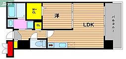 ハアラン国体町 1LDKの間取図画像