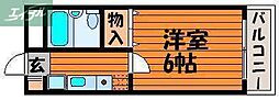 エスプローネ番町 1Kの間取図画像