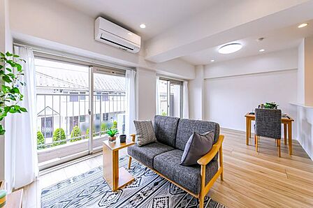 広々としたLDKがお部屋の中心。※室内の家具や調度品等は価格に含まれません。