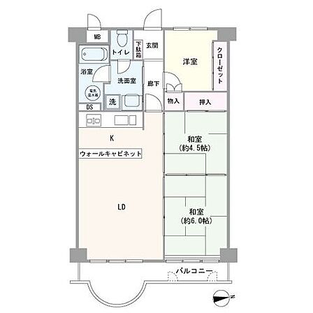 3LDK 間取り