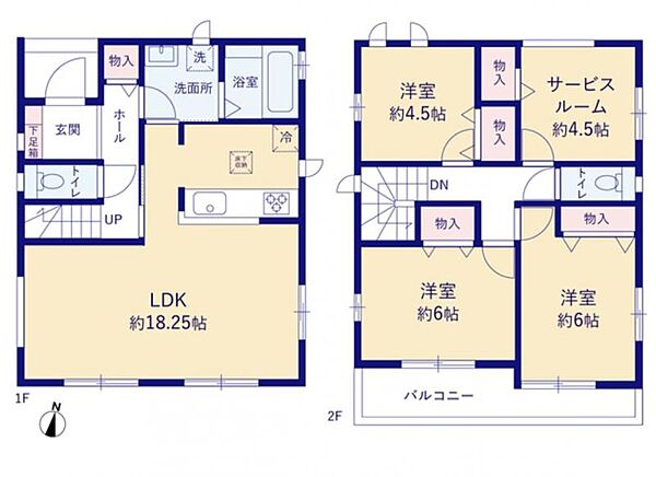 間取りを拡大表示
