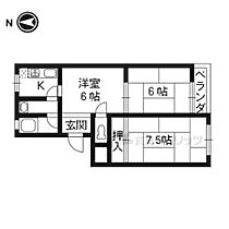 第二大北マンション 305 ｜ 京都府長岡京市友岡（賃貸マンション2LDK・3階・41.00㎡） その2