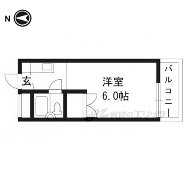 エルモハイツ 102｜京都府京都市西京区上桂宮ノ後町(賃貸マンション1K・1階・18.00㎡)の写真 その2