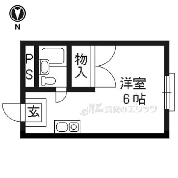 テラスワン17 105｜京都府京都市西京区山田御道路町(賃貸マンション1R・1階・17.00㎡)の写真 その2