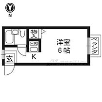 ＭＥＷハウス桃山 402 ｜ 京都府京都市伏見区桃山水野左近東町（賃貸マンション1R・4階・15.00㎡） その2